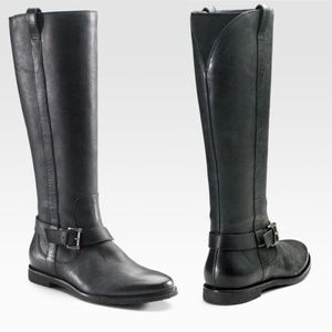 Cole Haan Petra Air Black Riding Boots 8-1/2